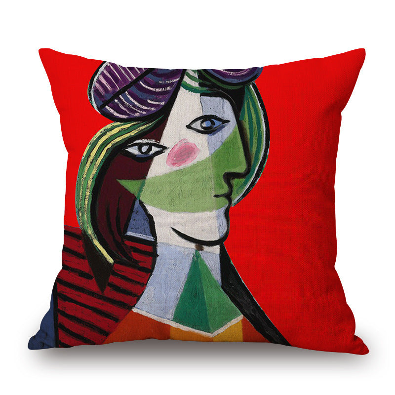 Picasso painting print pillowcase