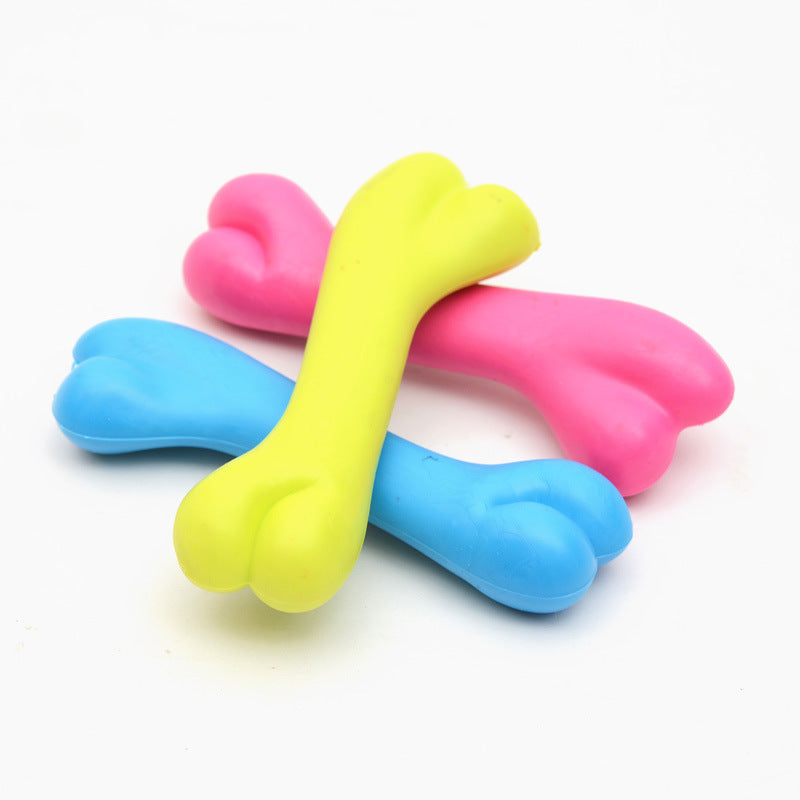 Pet Toys, Rubber Bite Resistant Toys, High Quality Dog Bone Type