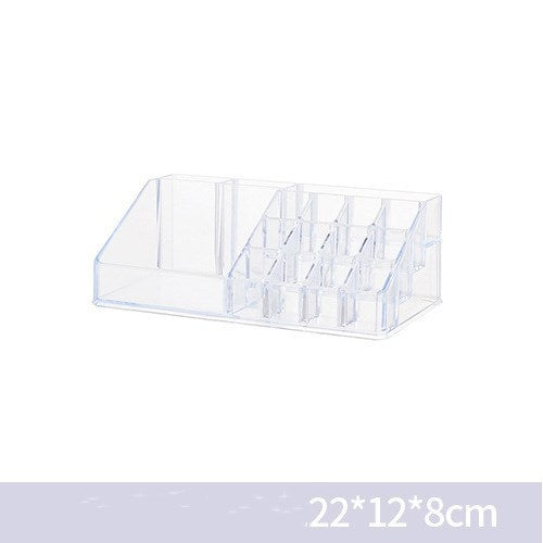 Transparent Plastic Makeup Table Finishing Box, Cosmetic Storage Box