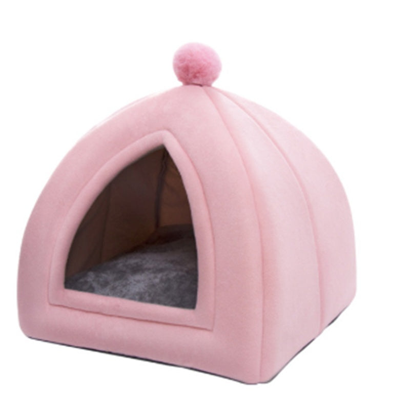 Warm Cat House Closed Folding Pet House