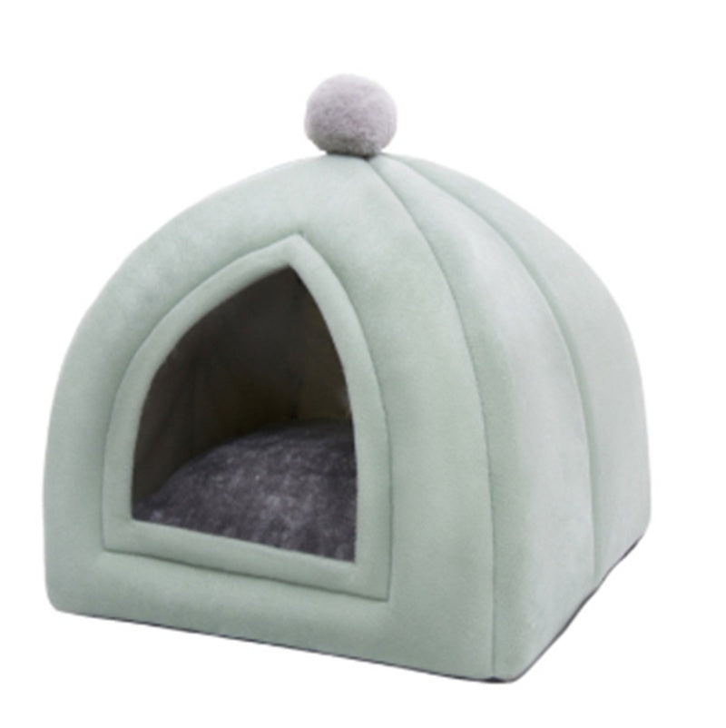 Warm Cat House Closed Folding Pet House