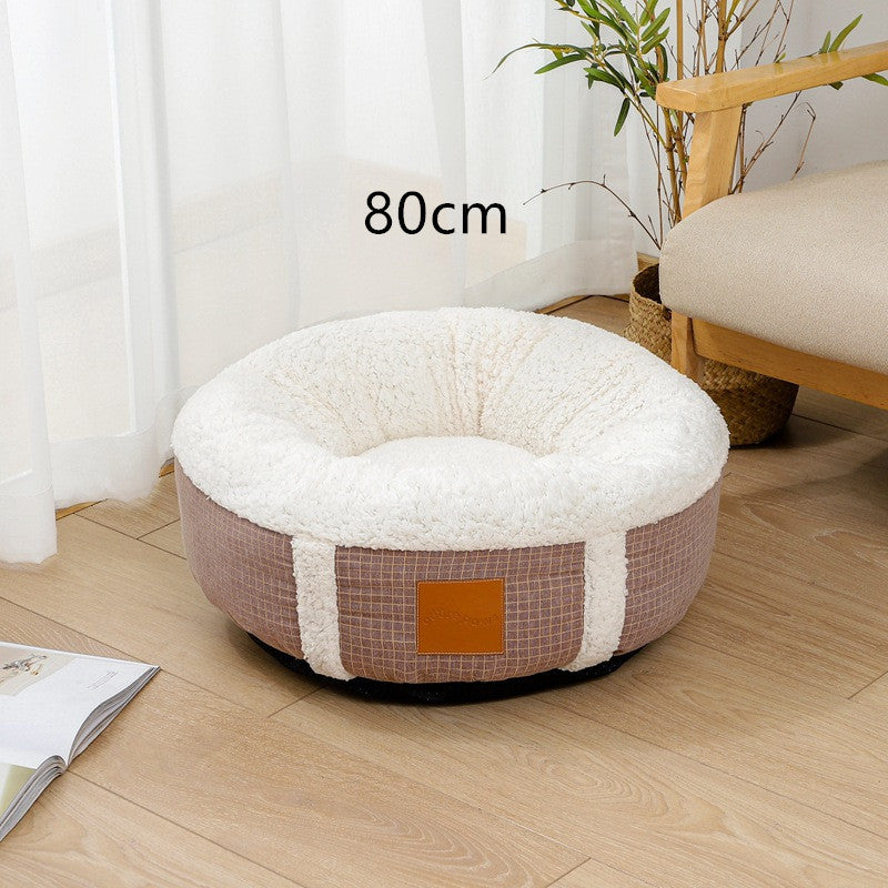 Winter Super Soft Warm Pet Bed Lamb Wool Kennel