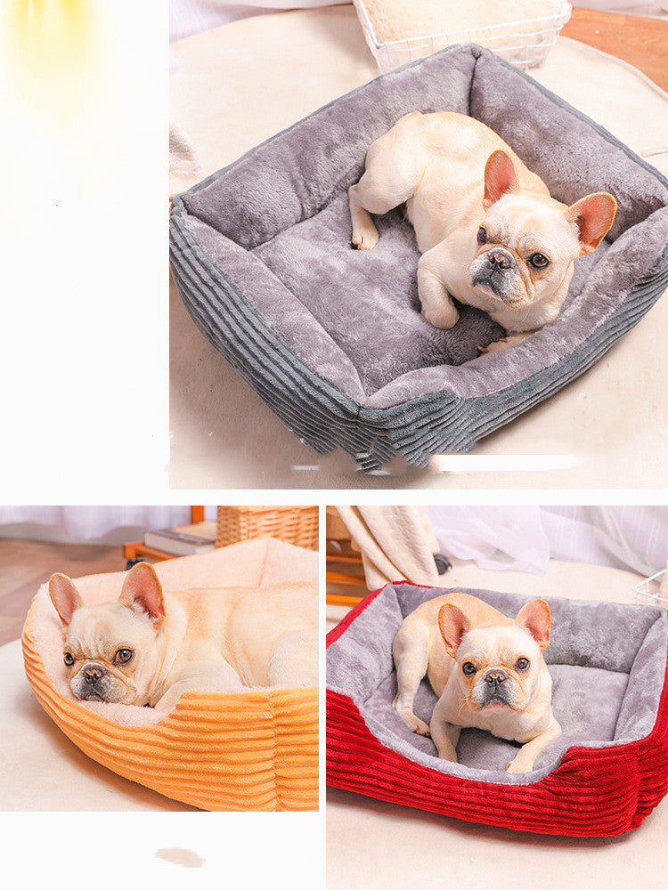 Teddy Small And Medium-Sized Dog Large Dog Supplies Bed