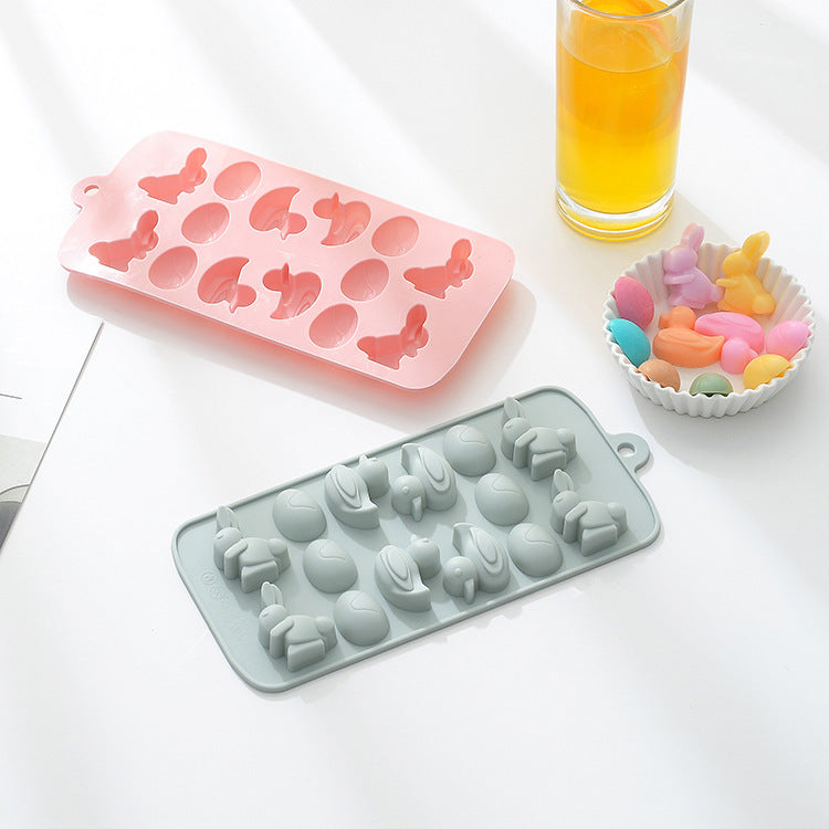 Ice Tray Fondant Cartoon Pudding Cake Baking Mold