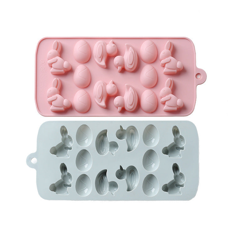 Ice Tray Fondant Cartoon Pudding Cake Baking Mold