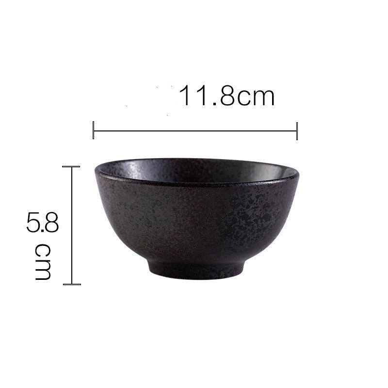 Creative Japanese Style Retro Stoneware Rice Bowl