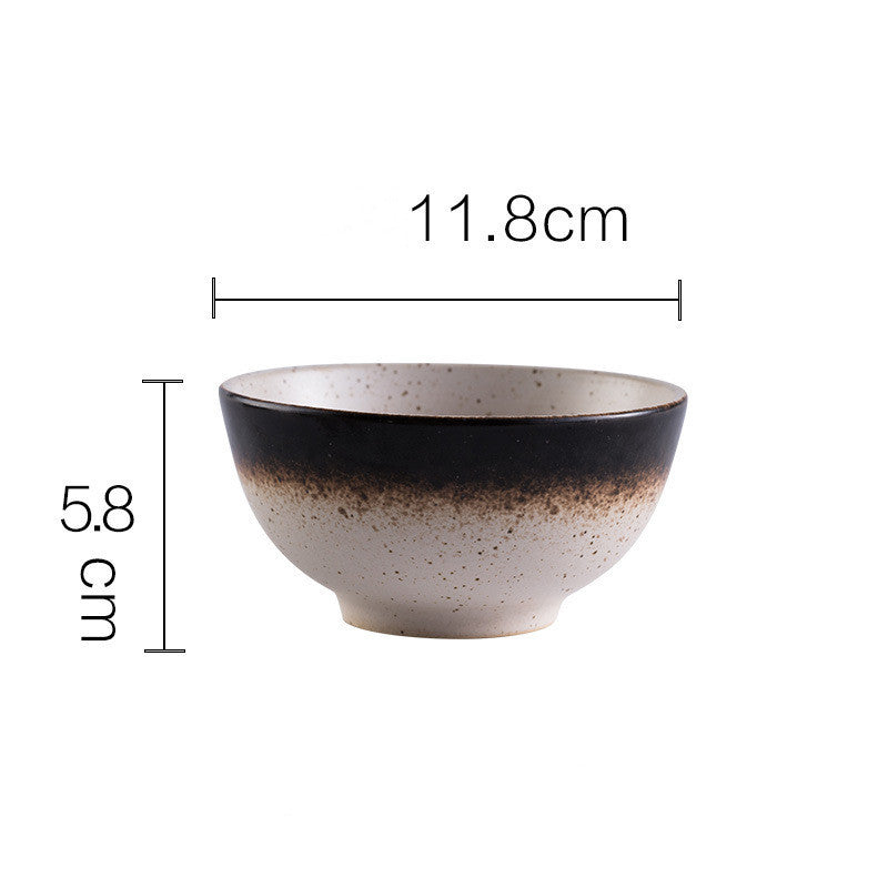 Creative Japanese Style Retro Stoneware Rice Bowl