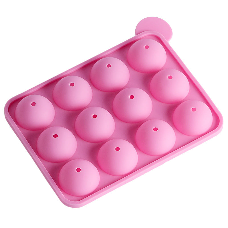 12-hole Round Silicone Three-dimensional Model