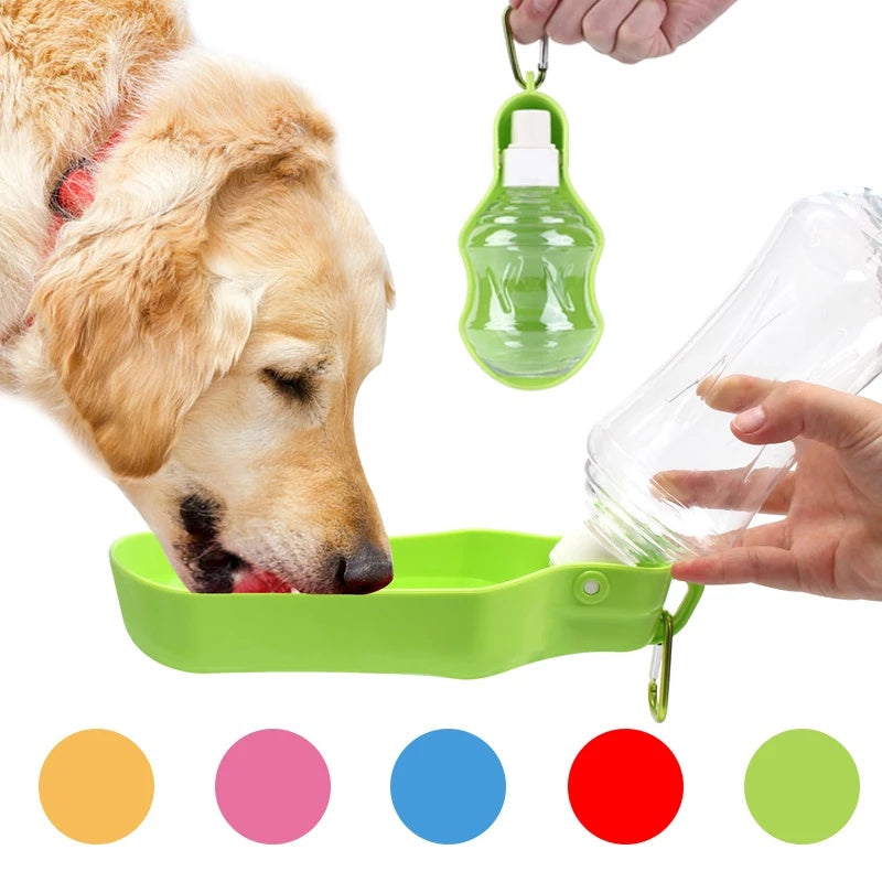 Portable Dog Drinking Kettle Teddy Drinker Water Feeder Cat Drinker