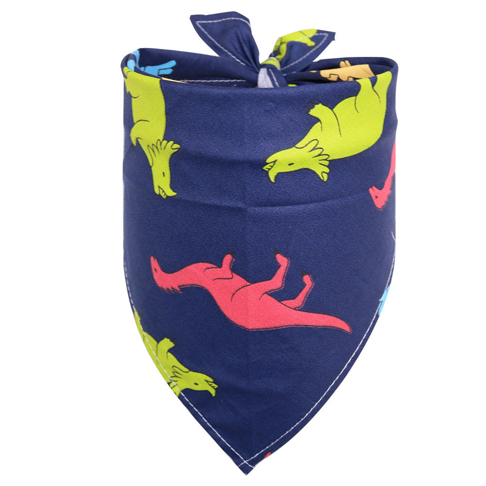 Pet Triangle Scarf Cotton Dog Saliva Scarf