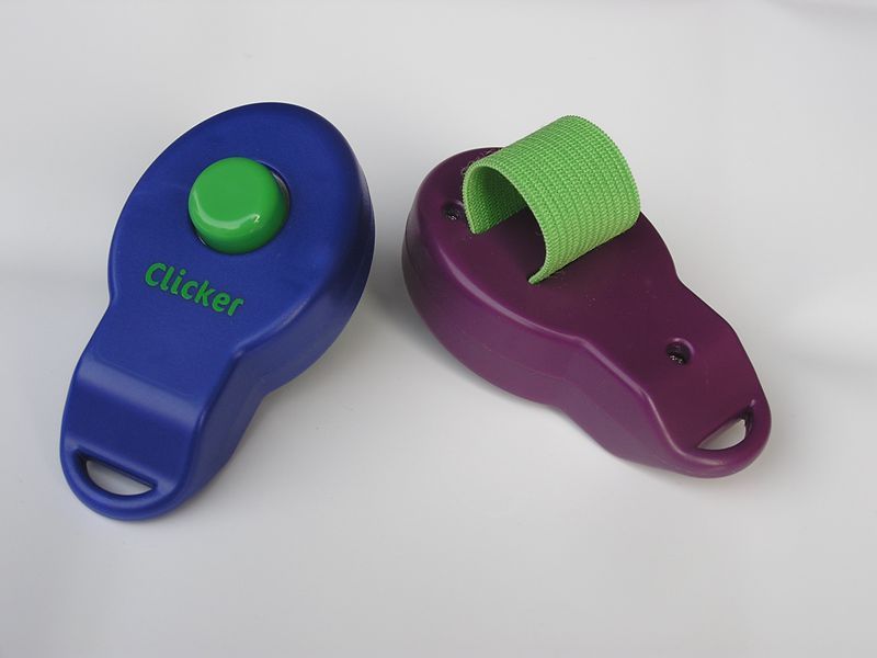 Ring Clicker Pet Rattle Training