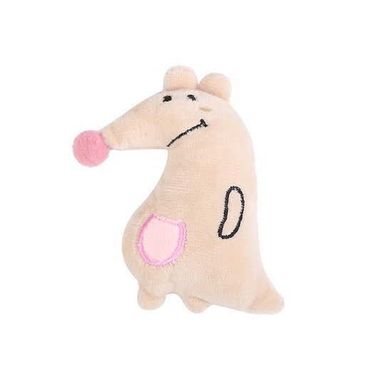 Cat Toy Cute Bear Kangaroo Plush Toy Contains Catnip Pet Supplies