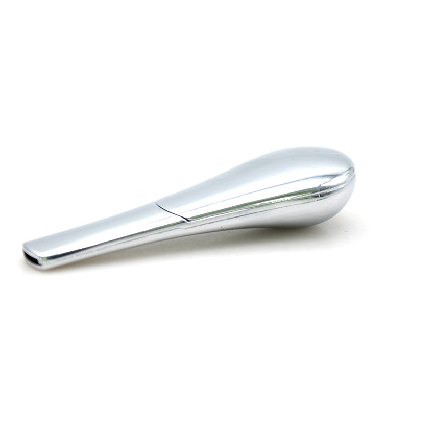 Detachable Ferromagnetic Stainless Steel Metal Spoon Pipe, Gift Box Solid Color Soup Spoon Pipe