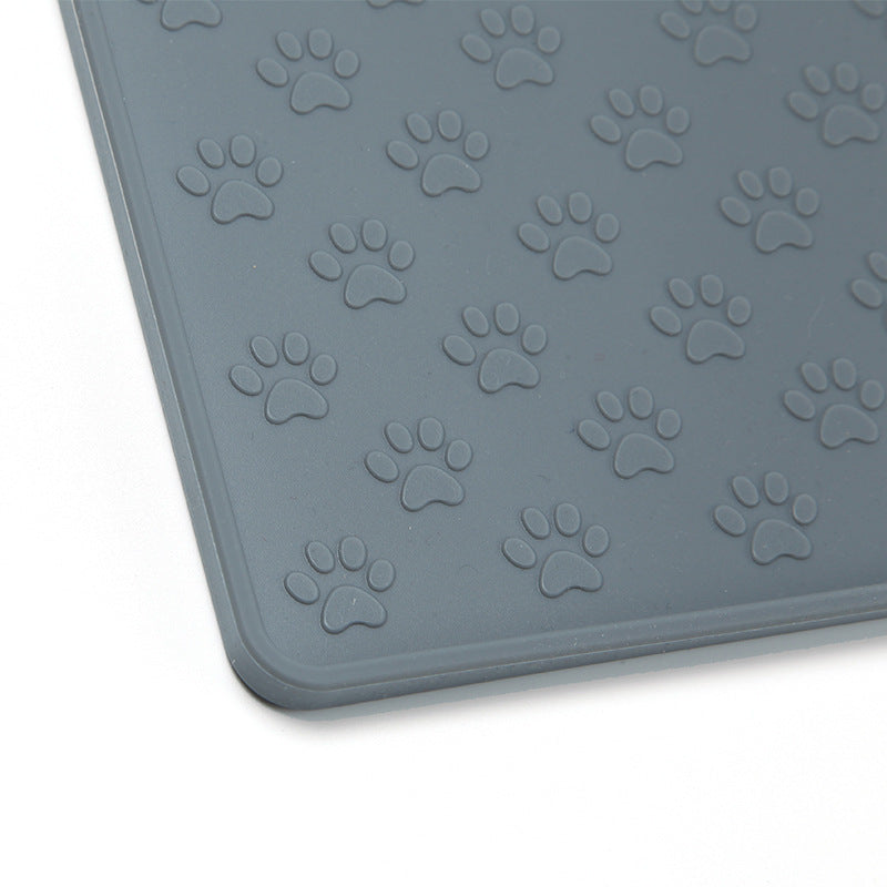 Spot Pet Mat, Waterproof And Easy To Clean Silicone Dog Mat, Cat Mat, Square Pet Placemat, Pet Supplies