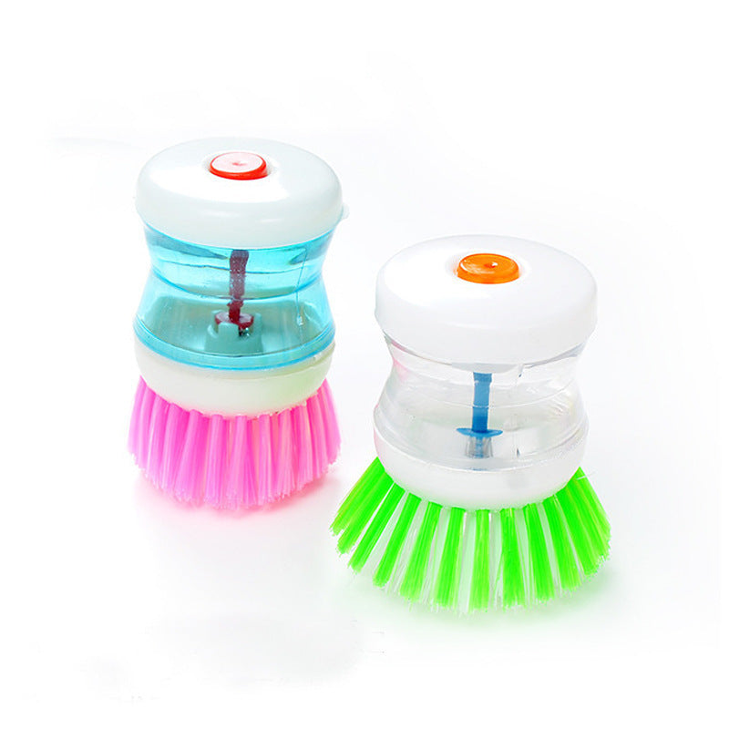 Creative Plastic Automatic Filling Pot Brush Washing Brush Cleaning Hydraulic Brush Artifact