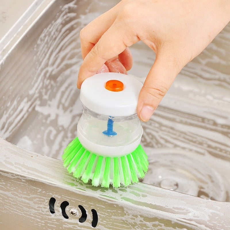 Creative Plastic Automatic Filling Pot Brush Washing Brush Cleaning Hydraulic Brush Artifact