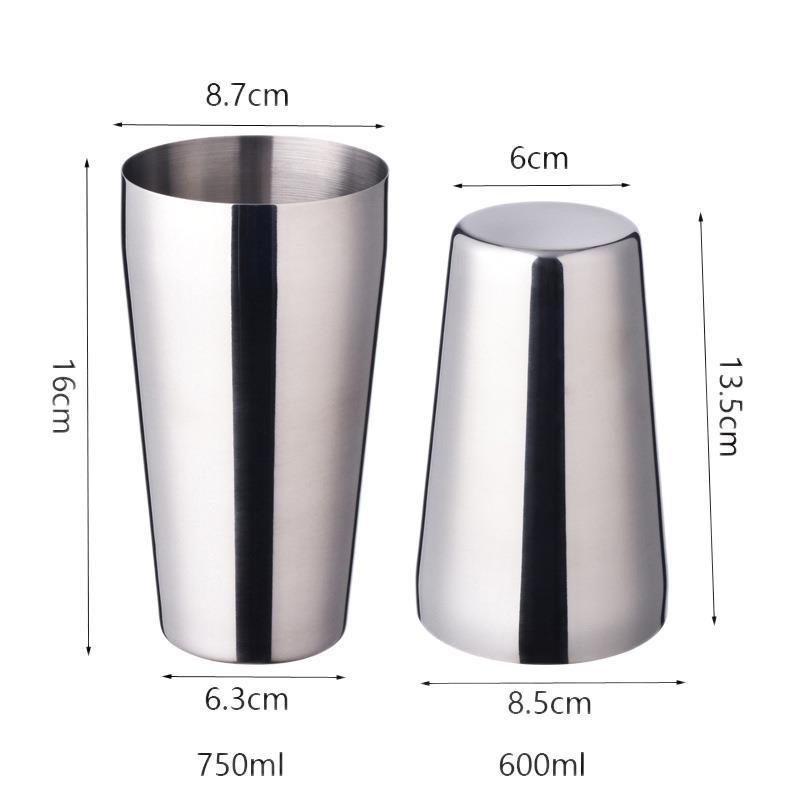 Stainless Steel Cocktail Shaker Ice Bucket Six-piece Set