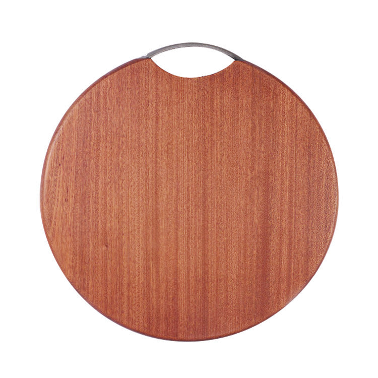 Japanese Ebony Cutting Board Whole Wood Cutting Board Household Solid Wood Cutting Board Circular Crack Proof Cutting Board Kitchen Cutting Board