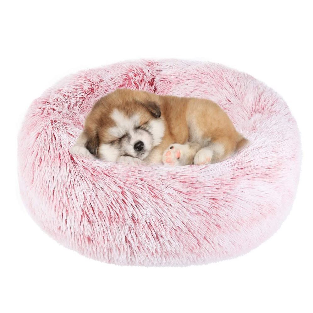 Doghouse plush round pets keep warm in autumn and winter