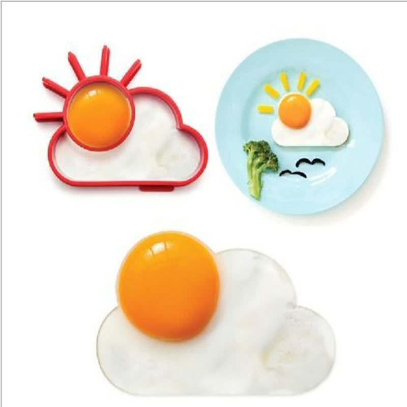 Fried Egg Mold Silicone Sun Cloud Skull