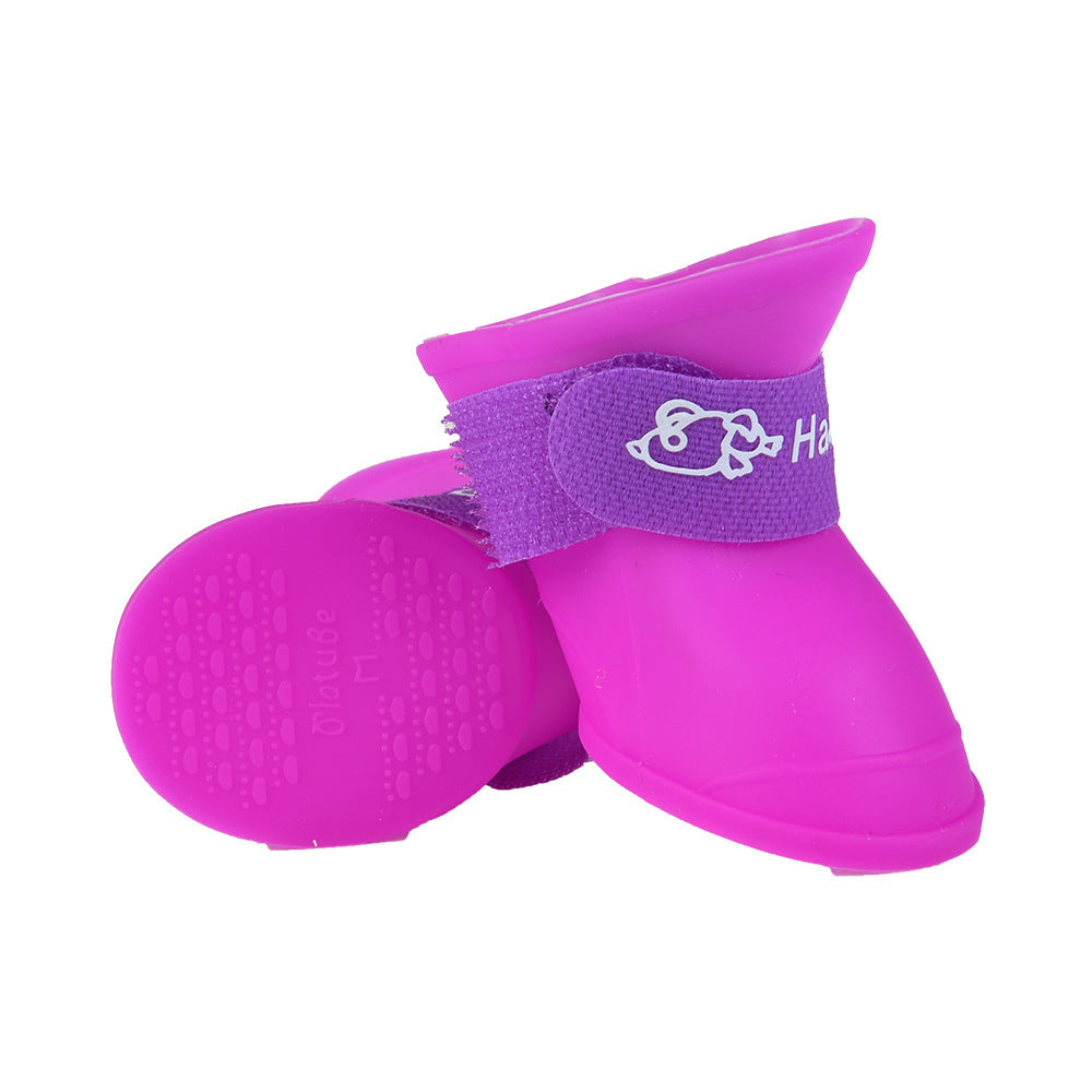 Direct Supply Of Soft Silicone Pet Shoes Waterproof