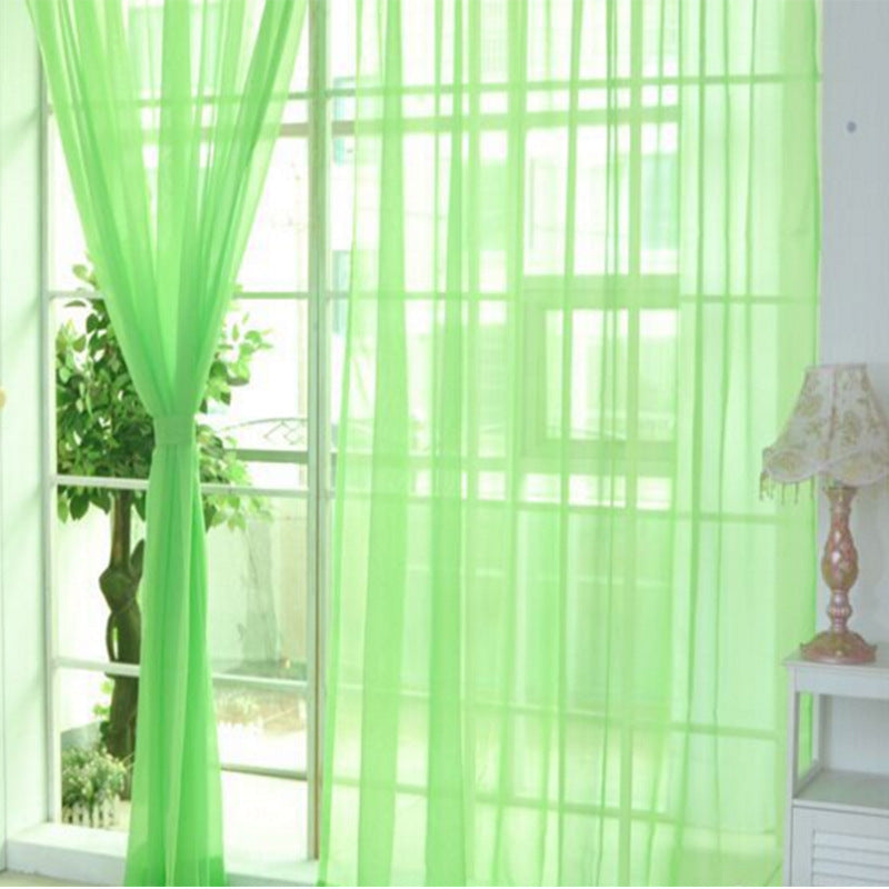 Curtains Solid Tulle Modern Curtains For Living Room Transparent Tulle Curtains Window Sheer For The Bedroom