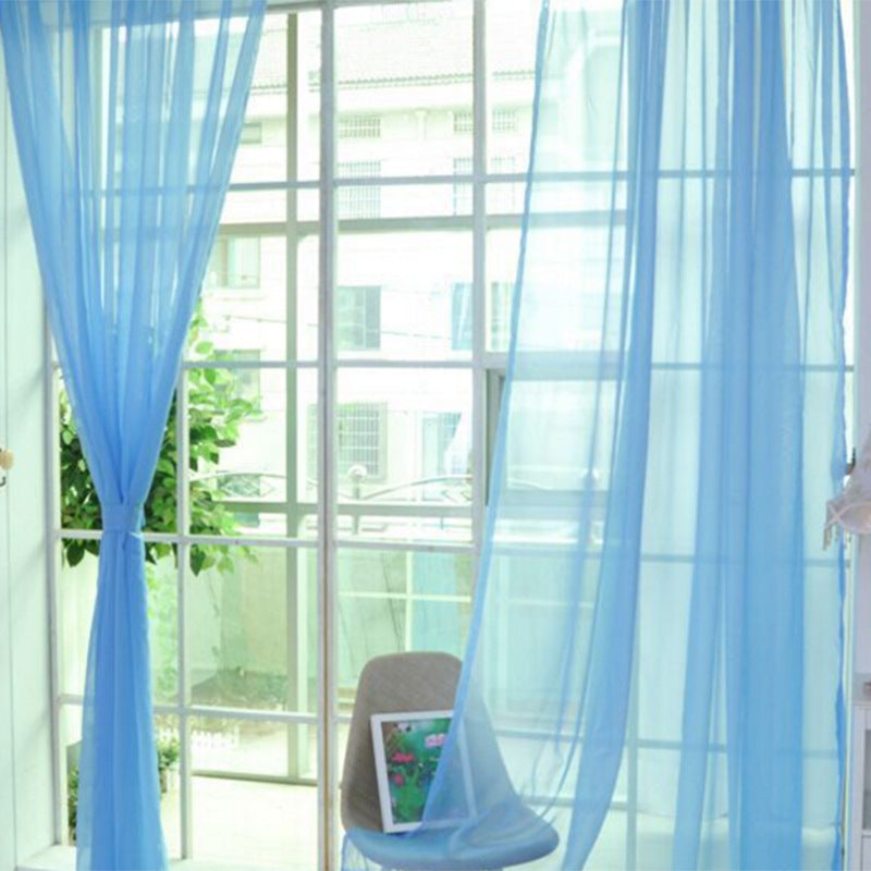 Curtains Solid Tulle Modern Curtains For Living Room Transparent Tulle Curtains Window Sheer For The Bedroom