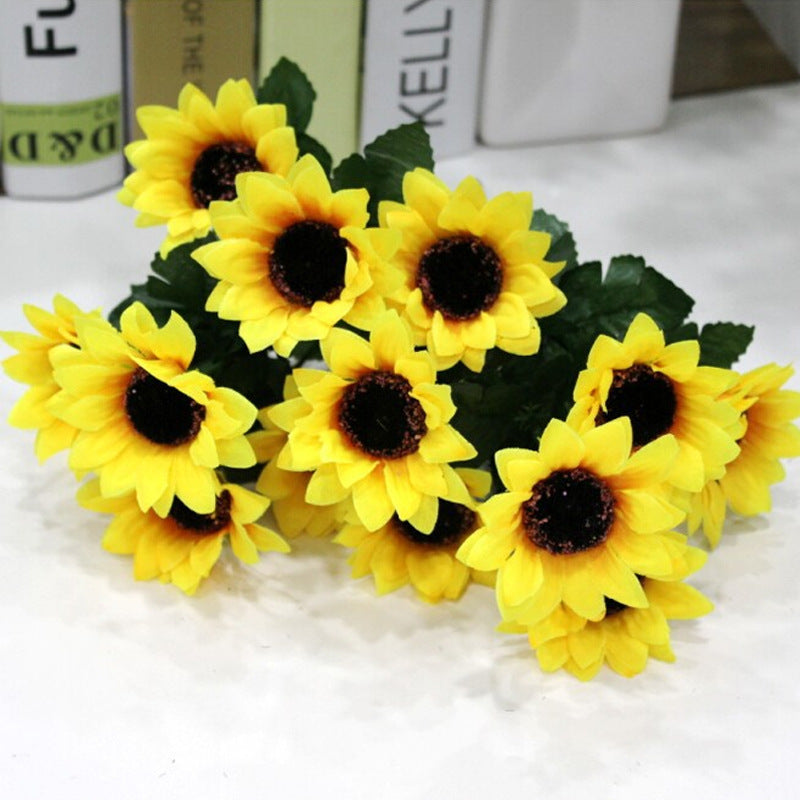 Sunflower Decorative Flower Fake Sunflower Simulation Bouquet