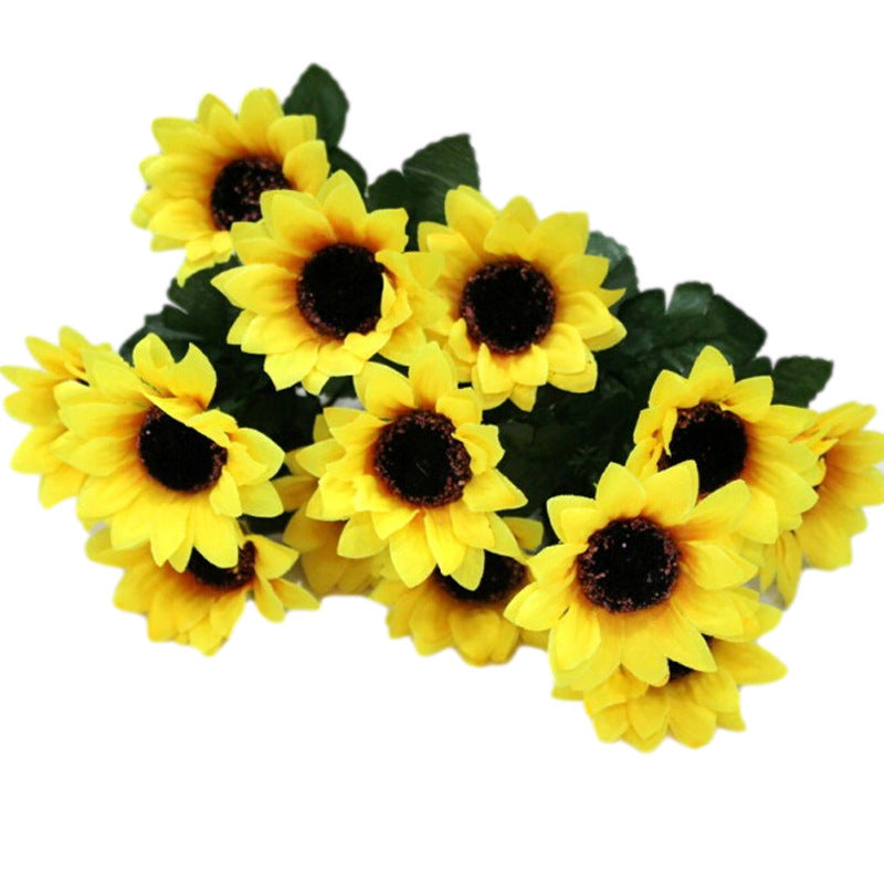 Sunflower Decorative Flower Fake Sunflower Simulation Bouquet