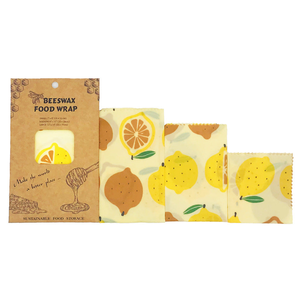 Bid farewell to plastic environmental protection grade sustainable use beeswax preservative cloth spot beeswax food packaging paper