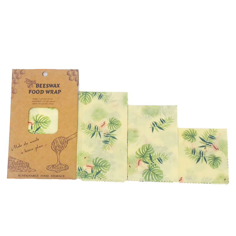 Bid farewell to plastic environmental protection grade sustainable use beeswax preservative cloth spot beeswax food packaging paper