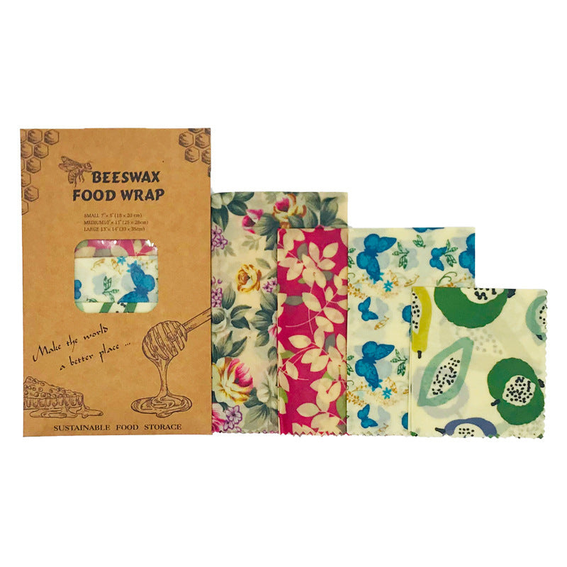 Bid farewell to plastic environmental protection grade sustainable use beeswax preservative cloth spot beeswax food packaging paper