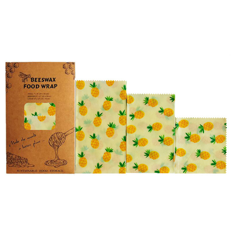 Bid farewell to plastic environmental protection grade sustainable use beeswax preservative cloth spot beeswax food packaging paper