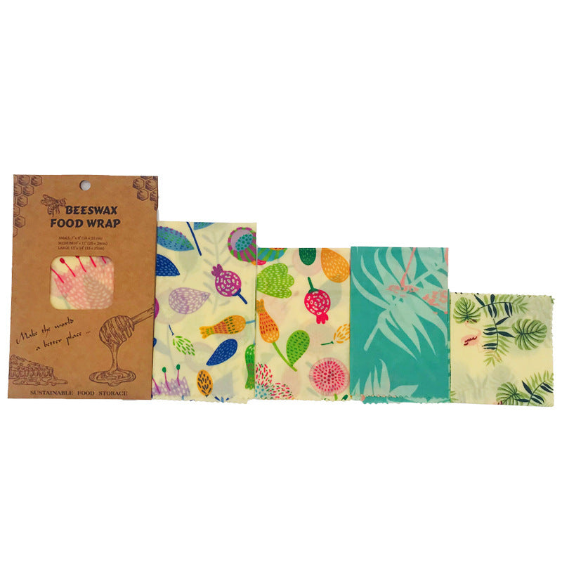 Bid farewell to plastic environmental protection grade sustainable use beeswax preservative cloth spot beeswax food packaging paper