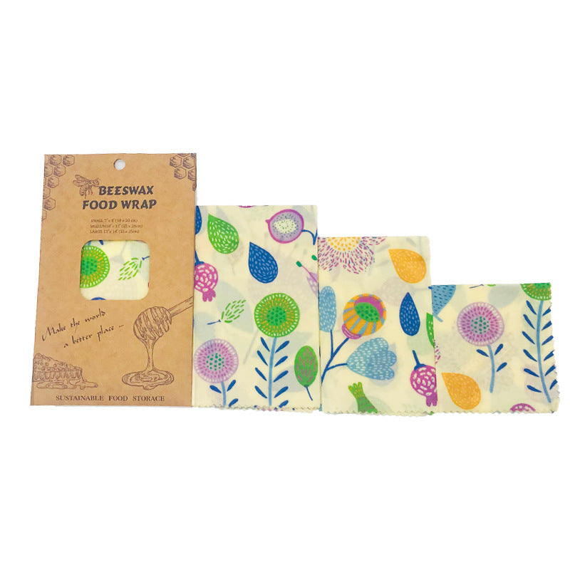 Bid farewell to plastic environmental protection grade sustainable use beeswax preservative cloth spot beeswax food packaging paper