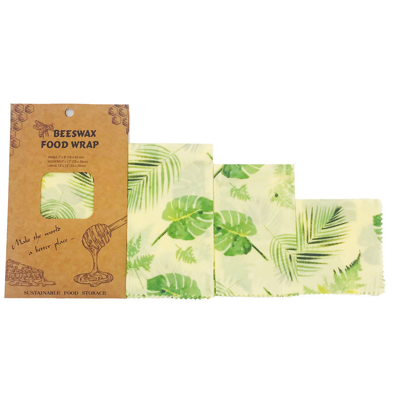 Bid farewell to plastic environmental protection grade sustainable use beeswax preservative cloth spot beeswax food packaging paper