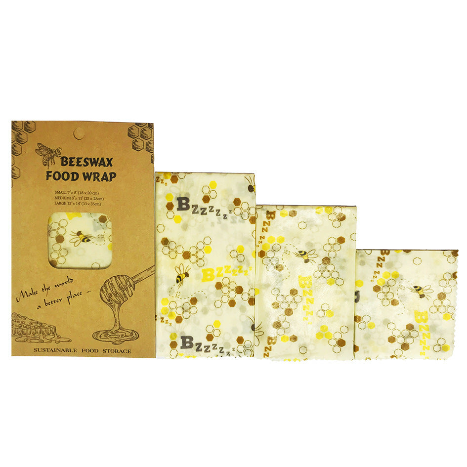 Bid farewell to plastic environmental protection grade sustainable use beeswax preservative cloth spot beeswax food packaging paper