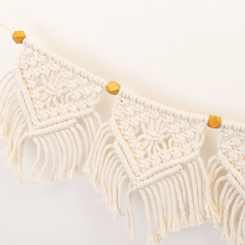 Tassel woven home wall decoration