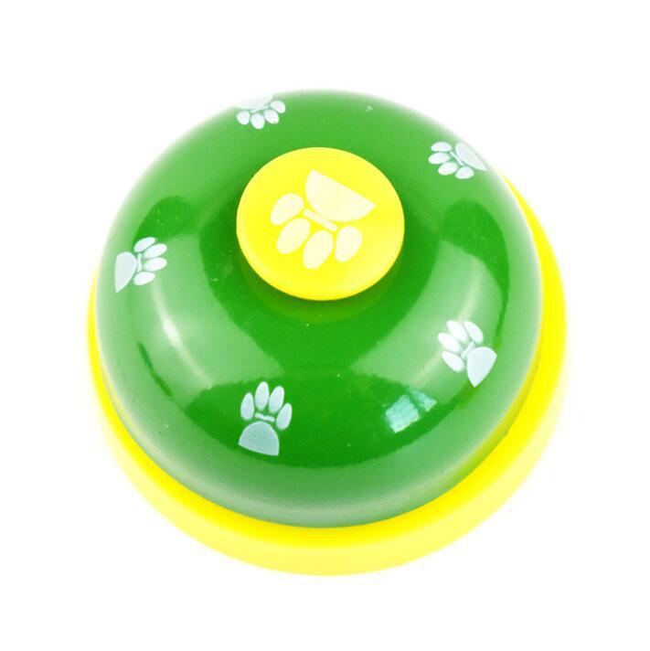 Cat And Dog Trainer Pet Footprints Ringing The Bell