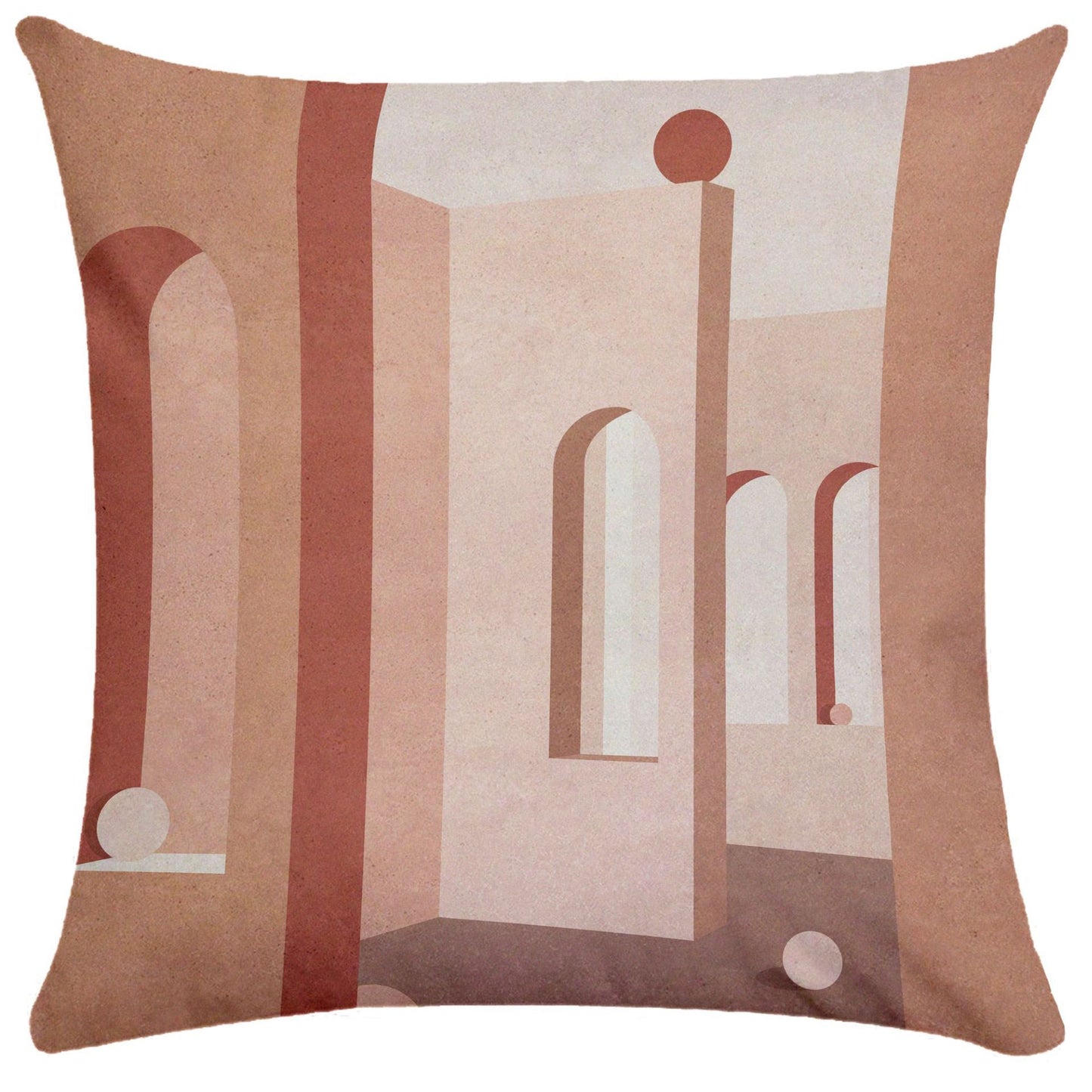 Geometric building pillowcase