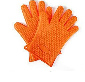 Food Grade Silicone Heat Resistant BBQ Glove Silicone Oven Mitts