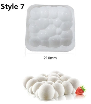 Round Rotating Silicone Cake Mold