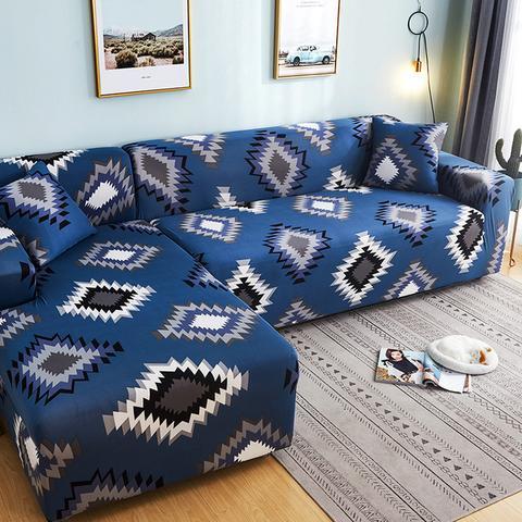 Modern Stretch Kaleidoscope Fabric Sofa Cover