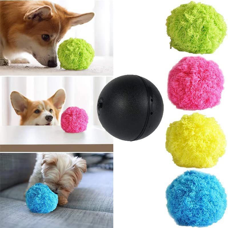 Cat Dog Teddy Interactive Relieving Stuffy Electric Pet Plush Toy Ball