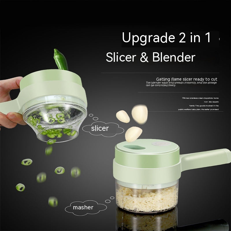 Chopper Mini Wireless Electric Mashed Garlic Cutting And Pressing Stir