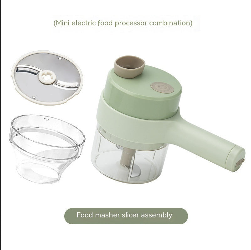 Chopper Mini Wireless Electric Mashed Garlic Cutting And Pressing Stir