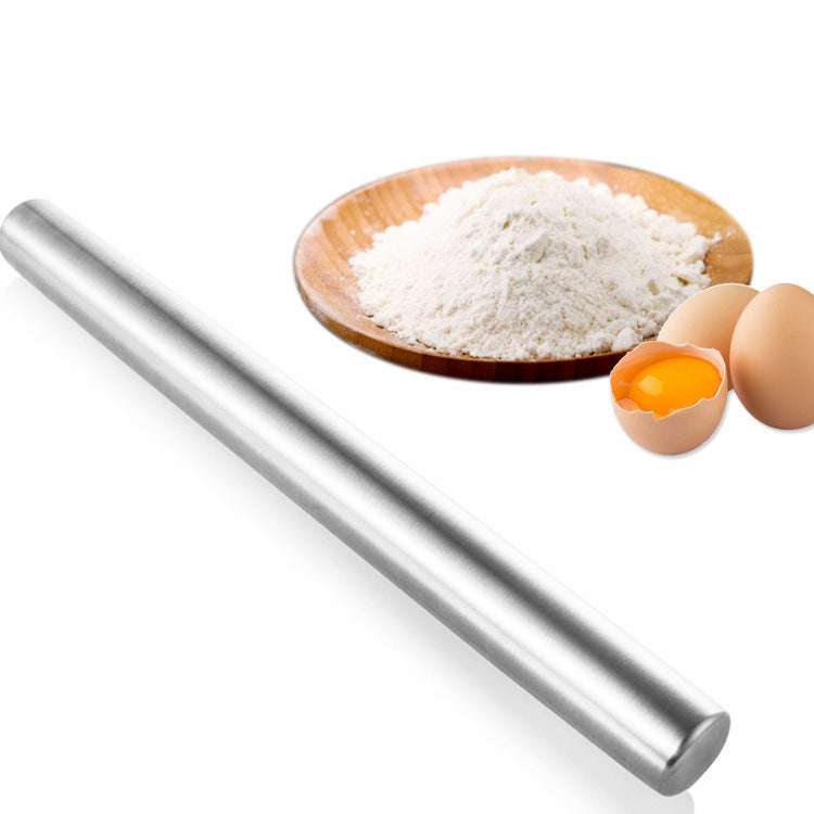 Stainless Steel Rolling Pin Kitchen Tool Household