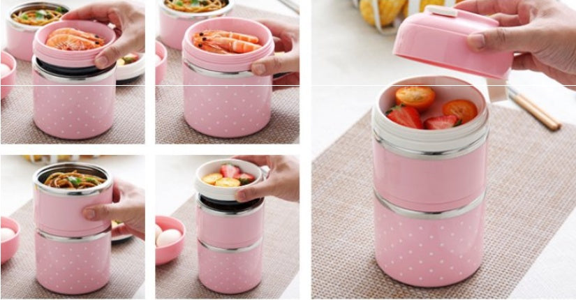 Amazing Compartment Lunch Box - Inspired by Japanese Chefs