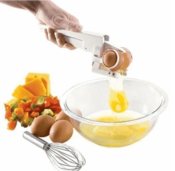 Egg Shell Cracker Handheld Plastic Egg Breaker Egg Opener Creative Egg Separator Tool Kitchen Gadgets