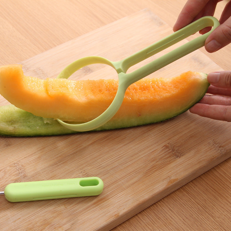 Colorful melons and labor-saving not to hurt the hand peeler Easy to clean fruit digging device 2 sets